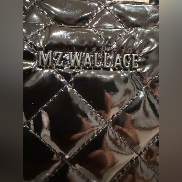 ⭐️ MZ Wallace Medium Empire Tote Bag Quilted In Black Liquor NEW ⭐️RARE - Picture 11 of 16